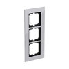Abdeckrahmen 3-fach chrom - carat®   