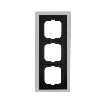 Abdeckrahmen 3-fach chrom - carat®   