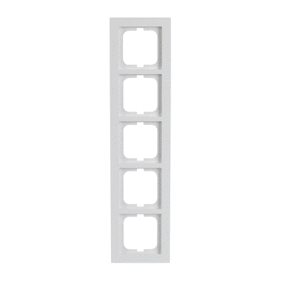 Abdeckrahmen 5-fach studioweiß - Busch-axcent®   
