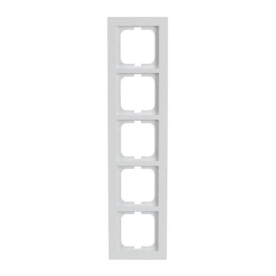 Abdeckrahmen 5-fach studioweiß - Busch-axcent®