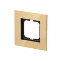 Abdeckrahmen 1-fach gold - carat®