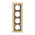 Abdeckrahmen 4-fach gold - carat®