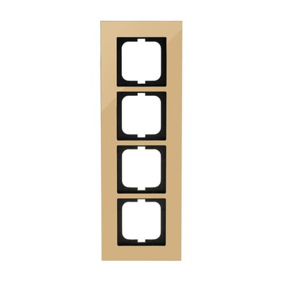 Abdeckrahmen 4-fach gold - carat®   