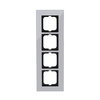 Abdeckrahmen 4-fach chrom - carat®   