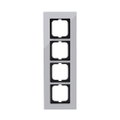 Abdeckrahmen 4-fach chrom - carat®   