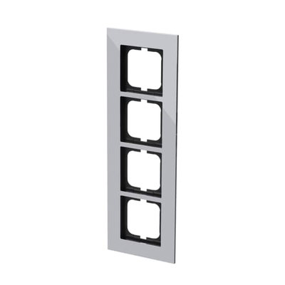 Abdeckrahmen 4-fach chrom - carat®   