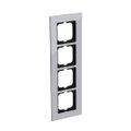 Abdeckrahmen 4-fach chrom - carat®   