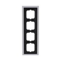Abdeckrahmen 4-fach chrom - carat®   
