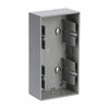 Aufputz-Gehäuse 2-fach alusilber - future® linear   