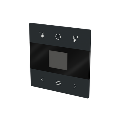 Zentralscheibe für Raumtemperaturregler mit Display Bluetooth Busch-art linear®