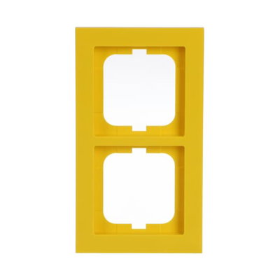 Abdeckrahmen 2-fach gelb - Busch-axcent®   