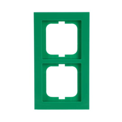 Abdeckrahmen 2-fach grün - Busch-axcent®   