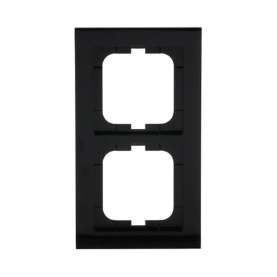 Abdeckrahmen 2-fach schwarz - Busch-axcent®   