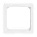 Zwischenring 50x50 mm Kommunikations-Steckverbinder studioweiß - Plattform 63