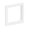 Zwischenring 50x50 mm Kommunikations-Steckverbinder studioweiß - Plattform 63  