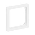 Zwischenring 50x50 mm Kommunikations-Steckverbinder studioweiß - Plattform 63