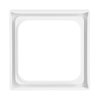 Zwischenring 50x50 mm Kommunikations-Steckverbinder studioweiß matt - Plattform