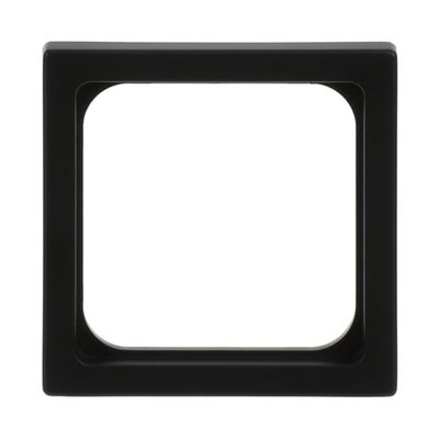 Zwischenring 50x50 mm Kommunikations-Steckverbinder schwarz matt - Plattform 63