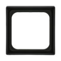 Zwischenring 50x50 mm Kommunikations-Steckverbinder schwarz matt - Plattform 63