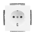 Großverpackung SCHUKO® Steckdosen-Einsätze studioweiß - Plattform 63