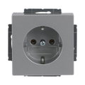 SCHUKO® Steckdosen-Einsatz alusilber - Plattform 63