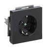 SCHUKO® Steckdosen-Einsatz anthrazit - Plattform 63   