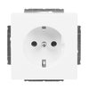 SCHUKO® Steckdosen-Einsatz studioweiß matt - Plattform 63   