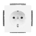 SCHUKO® Steckdosen-Einsatz studioweiß matt - Plattform 63