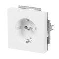 SCHUKO® Steckdosen-Einsatz studioweiß matt - Plattform 63