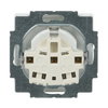 SCHUKO® Steckdosen-Einsatz studioweiß matt - Plattform 63   