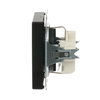 SCHUKO® Steckdosen-Einsatz schwarz matt - Plattform 63   