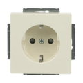 SCHUKO® Steckdosen-Einsatz Safety+ elfenbeinweiß - Plattform 63