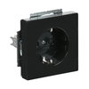 SCHUKO® Steckdosen-Einsatz Safety+ anthrazit - Plattform 63