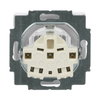 SCHUKO® Steckdosen-Einsatz mit Aufdruck EDV Safety+ studioweiß - Plattform 63
