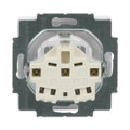 SCHUKO® Steckdosen-Einsatz mit Aufdruck EDV Safety+ studioweiß - Plattform 63