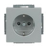 SCHUKO® Steckdosen-Einsatz Safety+ alusilber - Plattform 63