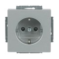SCHUKO® Steckdosen-Einsatz Safety+ alusilber - Plattform 63