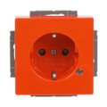 SCHUKO® Steckdosen-Einsatz Safety+ mit LED Kontrolllicht /grün orange -