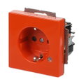 SCHUKO® Steckdosen-Einsatz Safety+ mit LED Kontrolllicht /grün orange -