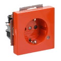 SCHUKO® Steckdosen-Einsatz Safety+ mit LED Kontrolllicht /grün orange -