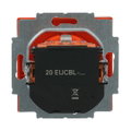 SCHUKO® Steckdosen-Einsatz Safety+ mit LED Kontrolllicht /grün orange -