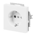 SCHUKO® Steckdosen-Einsatz Safety+ studioweiß matt - Plattform 63