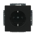 SCHUKO® Steckdosen-Einsatz Safety+ schwarz matt - Plattform 63