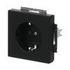 SCHUKO® Steckdosen-Einsatz Safety+ schwarz matt - Plattform 63