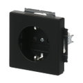 SCHUKO® Steckdosen-Einsatz Safety+ schwarz matt - Plattform 63