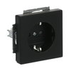 SCHUKO® Steckdosen-Einsatz Safety+ schwarz matt - Plattform 63