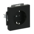 SCHUKO® Steckdosen-Einsatz Safety+ schwarz matt - Plattform 63