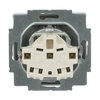SCHUKO® Steckdosen-Einsatz Safety+ mit Beschriftungsfeld alusilber - Plattform