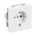 SCHUKO® Steckdosen-Einsatz Safety+ mit Beschriftungsfeld studioweiß -