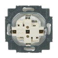 SCHUKO® Steckdosen-Einsatz Safety+ mit Beschriftungsfeld studioweiß -